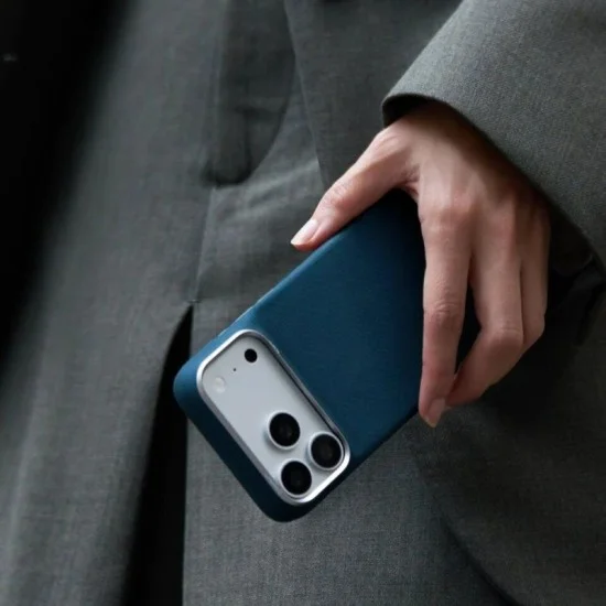 Pitaka (Argyle) Edge Case for iPhone 18 Pro Max - Abyss Blue